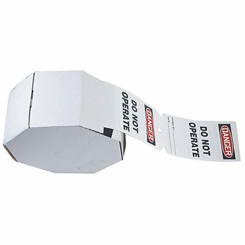 Custom Caution Warning Tag Cardstock Label Safety Tags