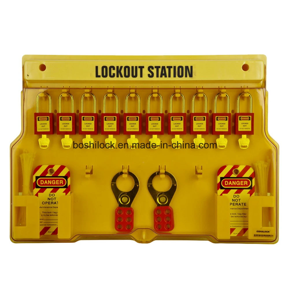 PC Metrail Safety Lockout Station 406X315X65mm
