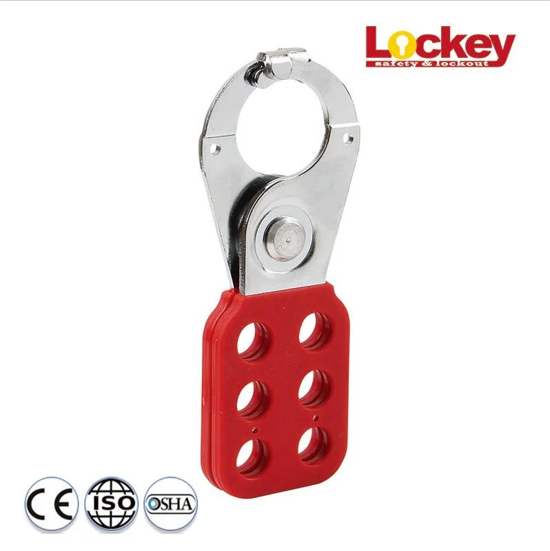 Jaw Size 1.5&quot; Industrial Steel Safety Lockout Hasp with Hook
