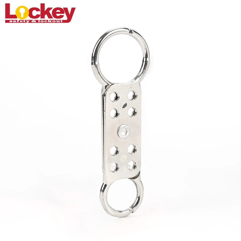 Industrial Double-End Aluminum Lockout Hasp with 8 Lockout Holes 25mm 38mm