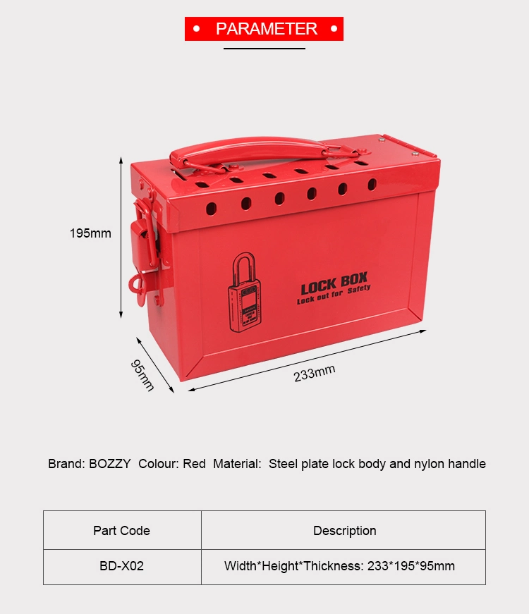 Master Portable Steel Safety Lockout Kit Bd-X02
