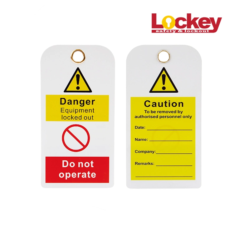 Durable PVC Safety Lockout Tag