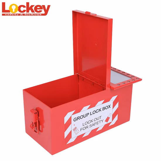 Group Lockout Steel Plate Group Safety Lockout Box