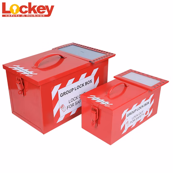 Group Lockout Steel Plate Group Safety Lockout Box