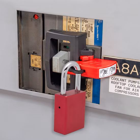 Keyed Alike Safety Aluminum Alloy Lockout Tagout Padlock Red