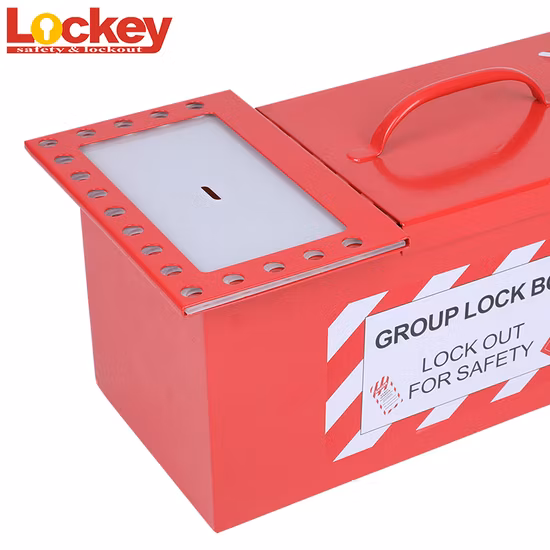 Group Lockout Steel Plate Group Safety Lockout Box