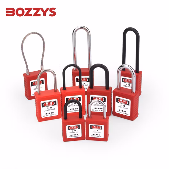 Safety Padlock with Master Keys for Industrial Equipment Lockout
