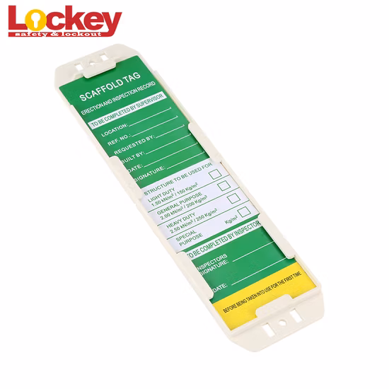 Universal Safety Customized ABS Scaffolding Holder Lockout Tag