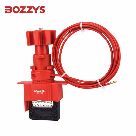 Universal Valve Lockout with Cable for Gate Valves (BD-F33)