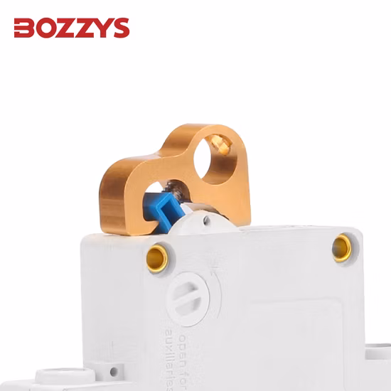Industrial Electrical Aluminum Alloy Circuit Breaker Lockout, for ISO/DIN Miniature Circuit Breakers