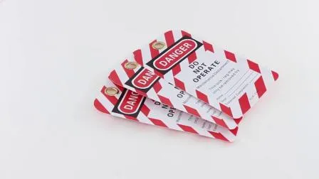 PVC Plastic Sealed Lockout Tags
