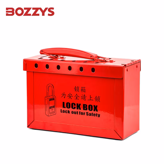 Factory Wholesale High Capacity Safety Metal Group Lockout Box